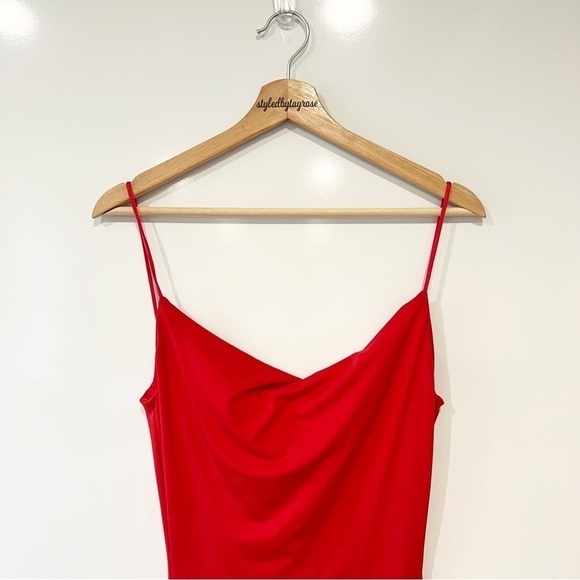 Superdown x Revolve Cowl Neck Drape Back Mini Dress - Picture 6 of 12